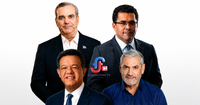 Abinader mantiene respaldo mayoritario; Collado, Leonel y Gonzalo lideran dentro de sus partidos